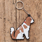 Personalised Cavalier King Charles Spaniel keyring on keys — perfect gift for Cavalier owners and dog lovers