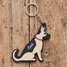 Personalised German Shepherd keyring — perfect birthday or Christmas gift for dog lovers