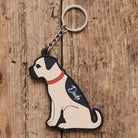 Border Terrier keyring — personalised dog lover gift by Sweet William Designs