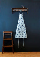Grey Schnauzer organic cotton apron with handy front pocket and adjustable neck strap — ideal gift for Schnauzer owners and keen cooks