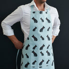 French Bulldog apron — organic cotton screen-printed apron, a perfect gift for French Bulldog lovers