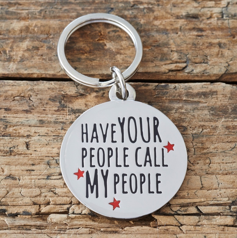 Staffie Key Ring £6.95 - Mischievous Mutts - Keyrings Sweet